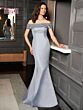 Marsoni MV1184 Front Slit Off The Shoulder Dress
