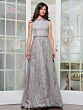 Marsoni MV1224 Bateau Neckline Leaf Print Dress