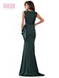 Marsoni MV1227 Front Slit Surplice Bodice Dress