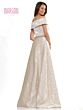 Marsoni MV1265 Beaded Waist Off The Shoulder Dress