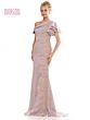 Marsoni MV1272 One Sleeve Asymmetrical Neck Dress