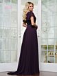Marsoni M328 A-Line Flutter Sleeve Beaded Waist Dress