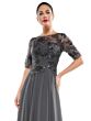 Marsoni M286 Floral Bodice Half Sleeve Dress