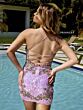 Primavera Couture 3301 Plunging V-Neckline Sequin Dress