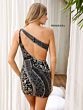 Primavera Couture 4228 One Shoulder Cutout Dress