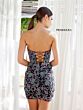 Primavera Couture 4237 Plunging Sweetheart Neckline Floral Dress