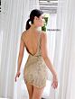 Primavera Couture 4249 V-Neckline Backless Dress