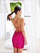 Primavera Couture 4250 Embellished Lace-Up Dress
