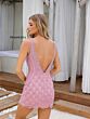 Primavera Couture 4262 Scallop Hem V-Neckline Dress