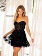 Primavera Couture 4263 Tiered Ruffle Skirt Embellished Dress