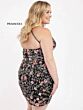 Primavera Couture 14060 V-Neck Floral Plus Size Dress