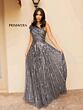 Primavera Couture 12009 Lace-Up Back Sequin A-Line Dress