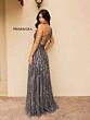 Primavera Couture 12009 Lace-Up Back Sequin A-Line Dress