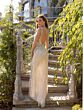 Primavera Couture 12056 Side Slit Beaded Sleeveless Dress
