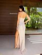 Primavera Couture 12123 Strapless Illusion Bodice Sequin Skirt Dress