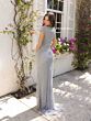 Primavera Couture 12155 Cap Sleeve Scoop Neck Beaded Dress