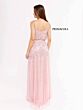Primavera Couture 13104 Spaghetti Strap Beaded Blouson Top Dress