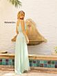 Primavera Couture 13104 Spaghetti Strap Beaded Blouson Top Dress