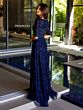 Primavera Couture 13115 Half Sleeve Beaded A-Line Dress
