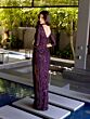 Primavera Couture 13116 Side Slit Bateau Neck Dress