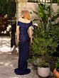Primavera Couture 13121 Off-The-Shoulder Sequined Dress