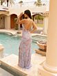 Primavera Couture 3073 High Slit Cross Back Dress