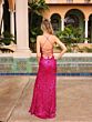 Primavera Couture 3290 Beaded High Slit Scoop Neck Dress