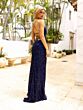 Primavera Couture 3290 Beaded High Slit Scoop Neck Dress