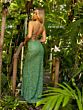 Primavera Couture 3290 Beaded High Slit Scoop Neck Dress