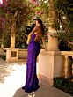 Primavera Couture 3290 Beaded High Slit Scoop Neck Dress