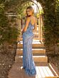 Primavera Couture 3793 Spaghetti Strap Beaded Dress