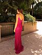 Primavera Couture 3793 Spaghetti Strap Beaded Dress