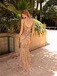 Primavera Couture 3793 Spaghetti Strap Beaded Dress