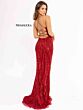Primavera Couture 3958 High Slit Lace-Up Back Dress