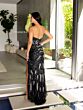 Primavera Couture 4108 High Slit Beaded Strapless Dress