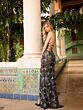 Primavera Couture 4116 High Slit Beaded Butterfly Dress