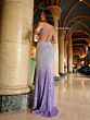 Primavera Couture 4136 High Slit Sleeveless Beaded Dress