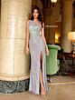Primavera Couture 4152 One-Shoulder High Slit Dress