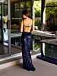 Primavera Couture 4159 Strappy Back Side Slit Dress