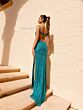 Primavera Couture 4159 Strappy Back Side Slit Dress