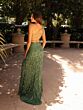 Primavera Couture 4191 High Slit One-Shoulder Beaded Dress