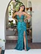 Primavera Couture 4304 Basque Waist Strapless Dress