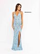 Primavera Couture 3295 Cross Back V-Neck Dress