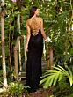 Primavera Couture 3638 High Slit Lace-Up Back Dress
