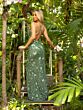Primavera Couture 3731 Beaded Cross Back Dress