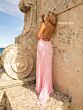 Primavera Couture 3737 High Slit Scoop Neck Beaded Dress