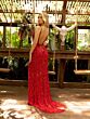 Primavera Couture 3749 Low Back Spaghetti Strap Dress