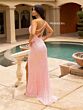 Primavera Couture 3761 Strappy Back One-Shoulder Dress