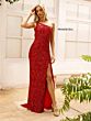 Primavera Couture 3761 Strappy Back One-Shoulder Dress