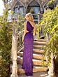 Primavera Couture 3798 High Slit Ruffled Side Cutout Dress